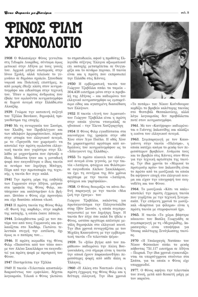 Enas ouranos me asteria 2023 Prog5