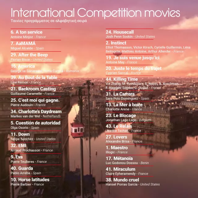 Tres Court 2020 Film List 1