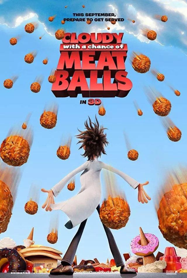 Cloudy with a chance of meatballs (2009) D